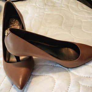 Monet Tan Leather Pumps